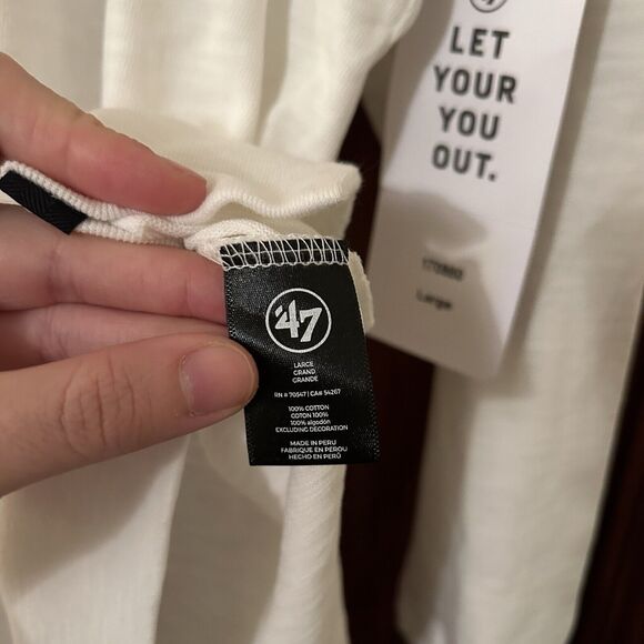 Pittsburgh Steelers 47 White Crew Neck Sweatshirt Women's Large NWT NFL PGH Logo - Picture 9 of 11